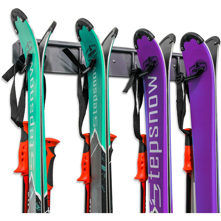 Arlmont & Co. Heavy Duty Wall Mounted Ski/Snowboard Rack & Reviews Wayfair